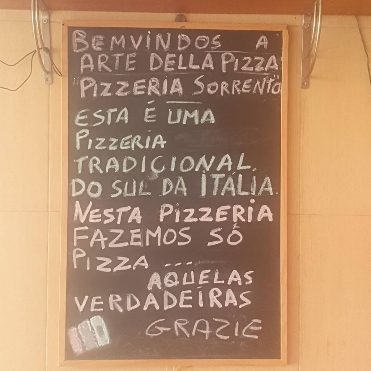 Menu em Pizzeria Sorrento, L Arte Della Pizza, Câmara De Lobos