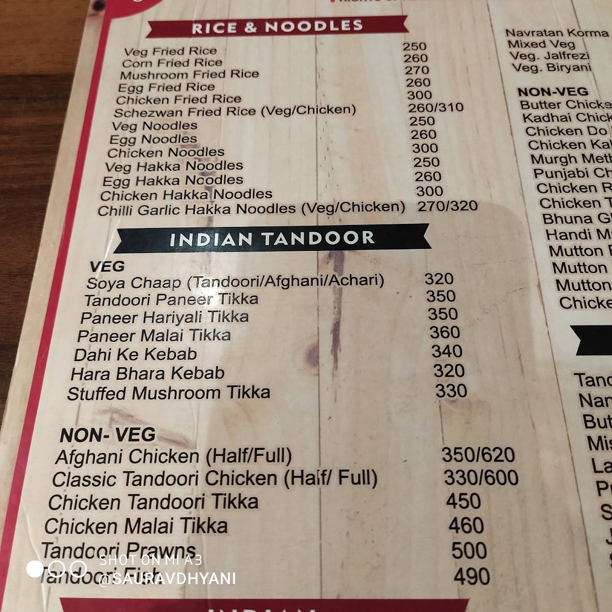 Menu at The Swings Cafe A Family Restaurant & Bar, Dehradun, Brothers
