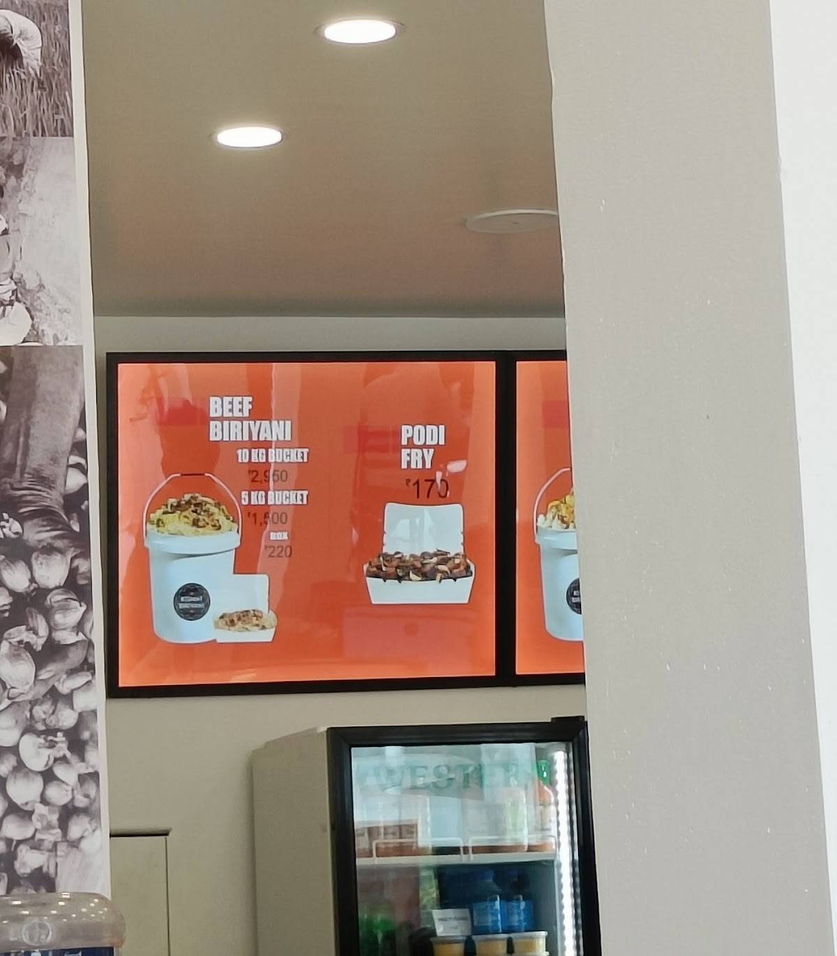 Menu at Kismat Biriyani, Thiruvalla
