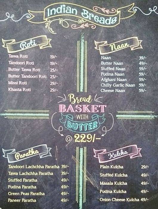 Menu at Patang, Indore, Hotel Sapphire Star