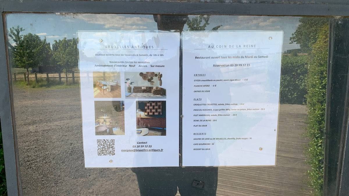 Carta del restaurante Au Coin De La Reine, Ennevelin