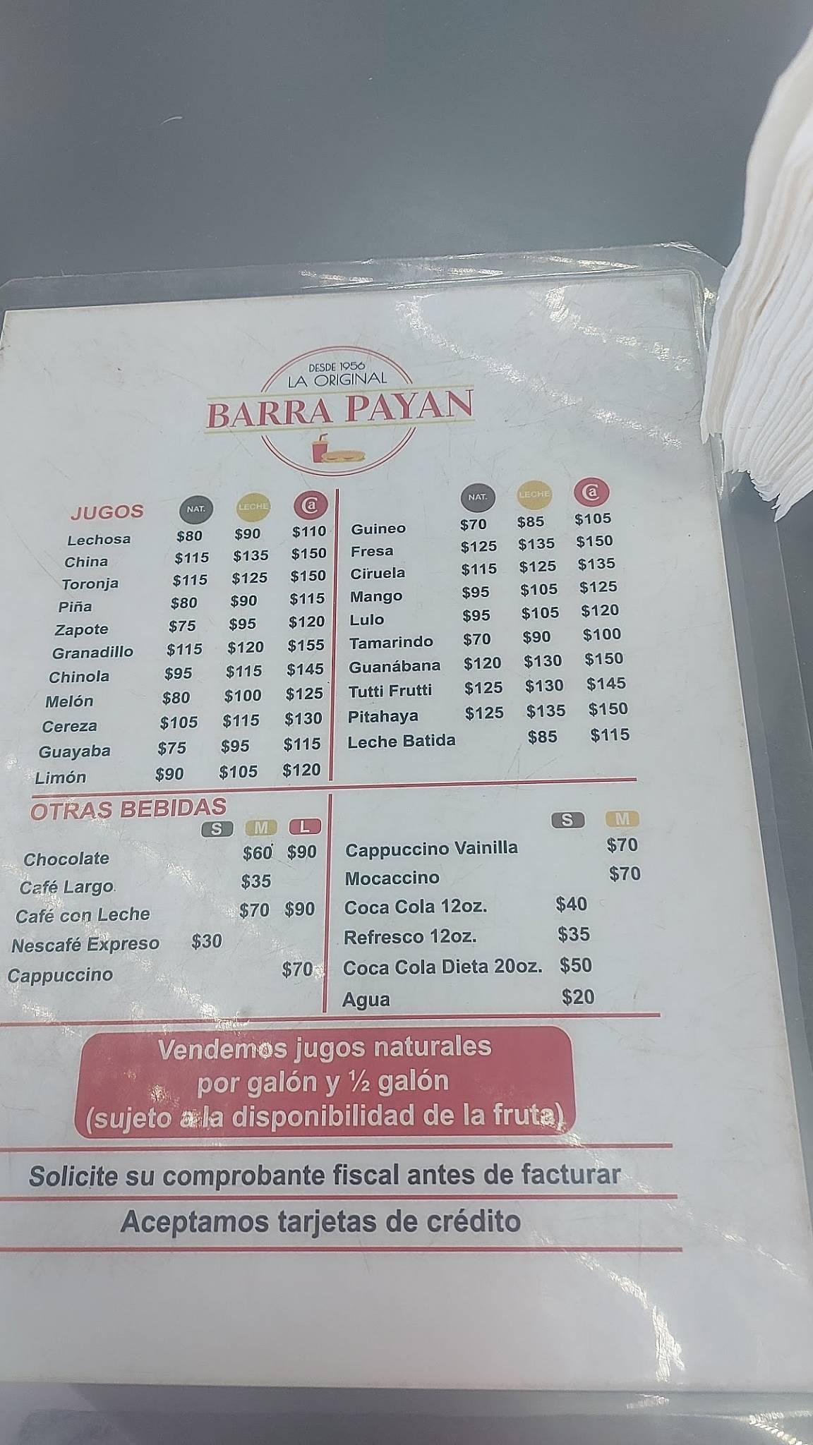 Carta de Barra Payán, Santo Domingo, Av. 30 de Marzo 140