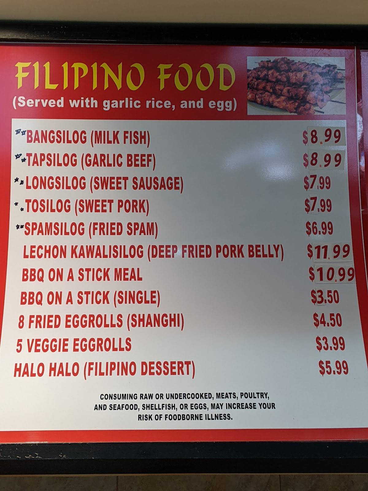 Menu at Bikini Bay Sports Bar Grill Laughlin S Casino Dr Suite 114