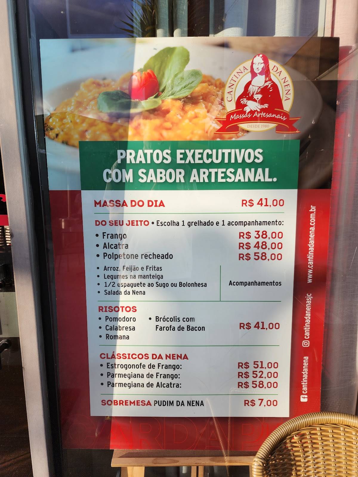 Menu em CANTINA DA NENA AQUARIUS restaurante, São José dos Campos, AV