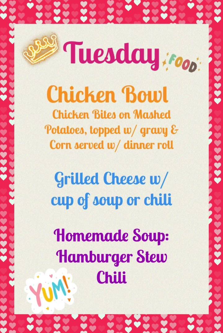 Menu at Dari King restaurant, Redwood Falls
