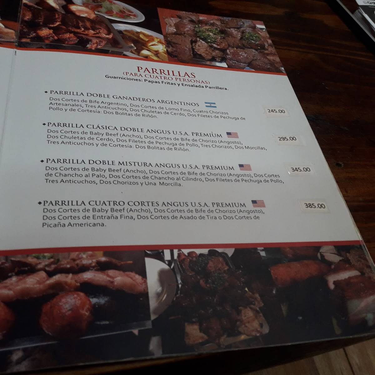 Carta De El Fog N Del Asador Parrillas Cocina R Stica Magdalena