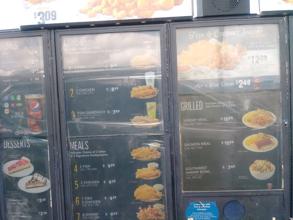 menu des argents de Long John