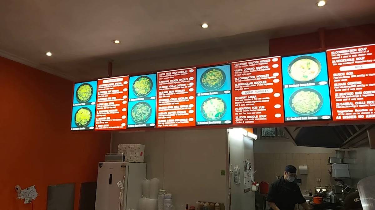 Menu at Noodle Canteen Ballarat Wendouree fast food, Wendouree, A