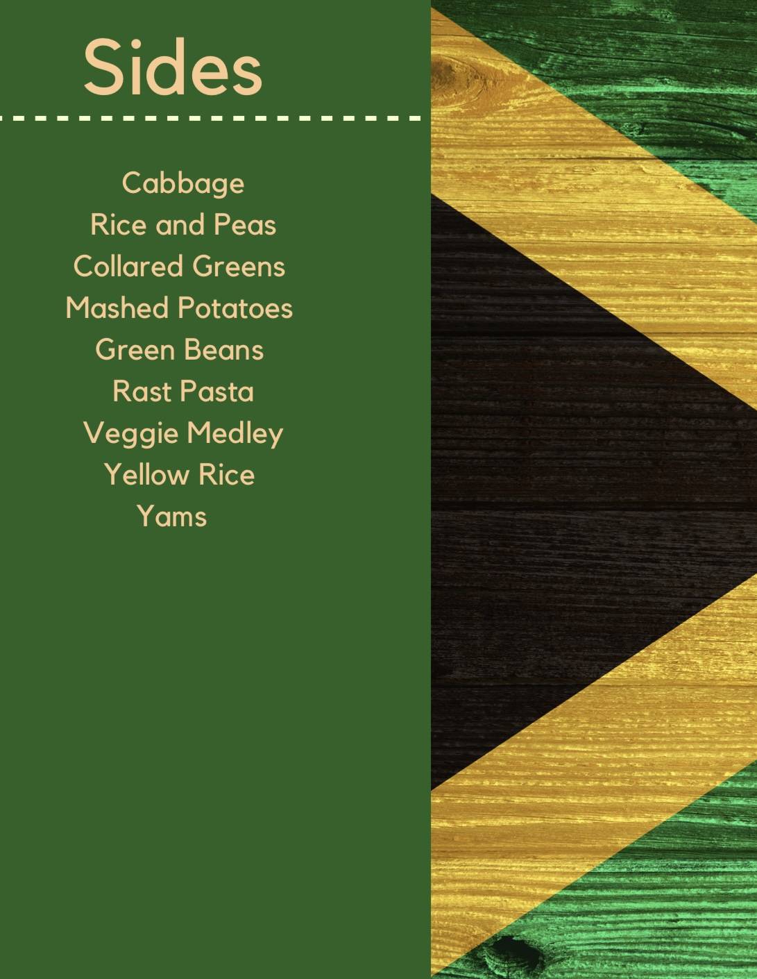 Menu At Kingston Jamaica Foods Restaurant Nashville