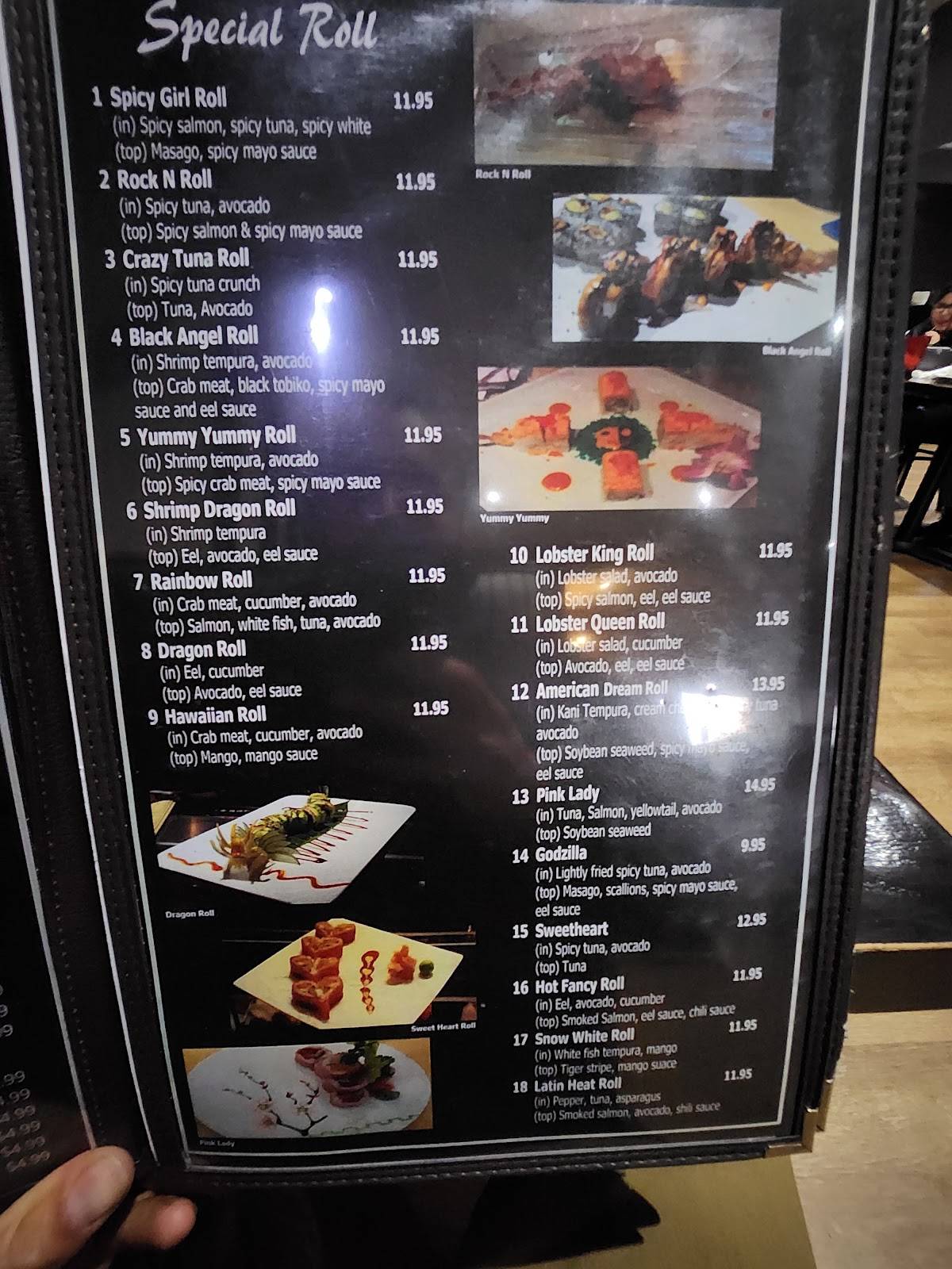 Menu at CHOPSTIX restaurant, Kingsville