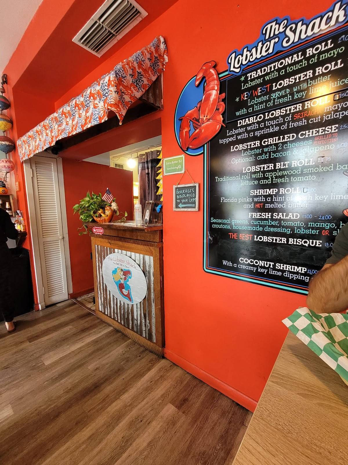Menu at Lobster Shack Key West restaurant, Key West, 507 South St