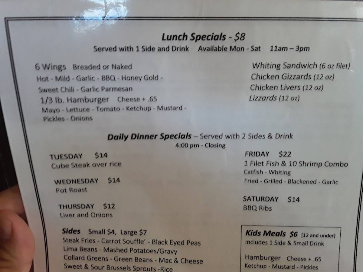 Menu at Loyd Have Mercy Restaurant, Titusville, S Washington Ave