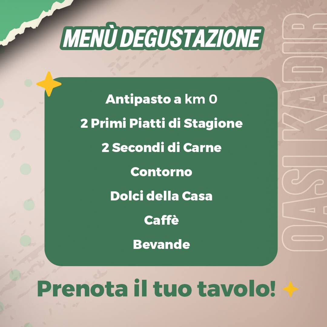 Menu Da Oasi Kadir Ristorante Con Griglia Roma