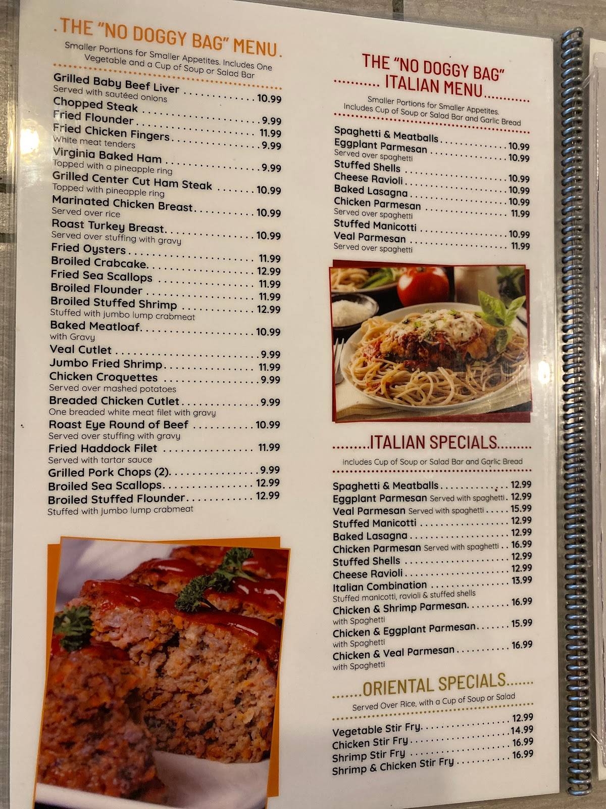 Menu at Post House Restaurant, Oxford