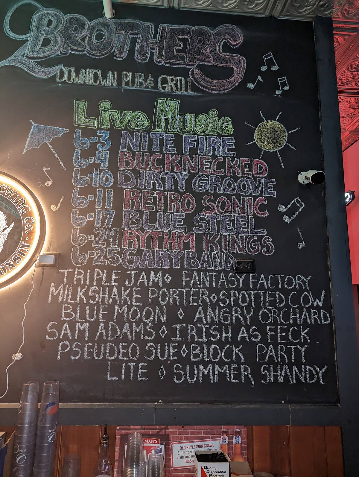 Menu at 2 Brothers Pub and Grill, Edgerton