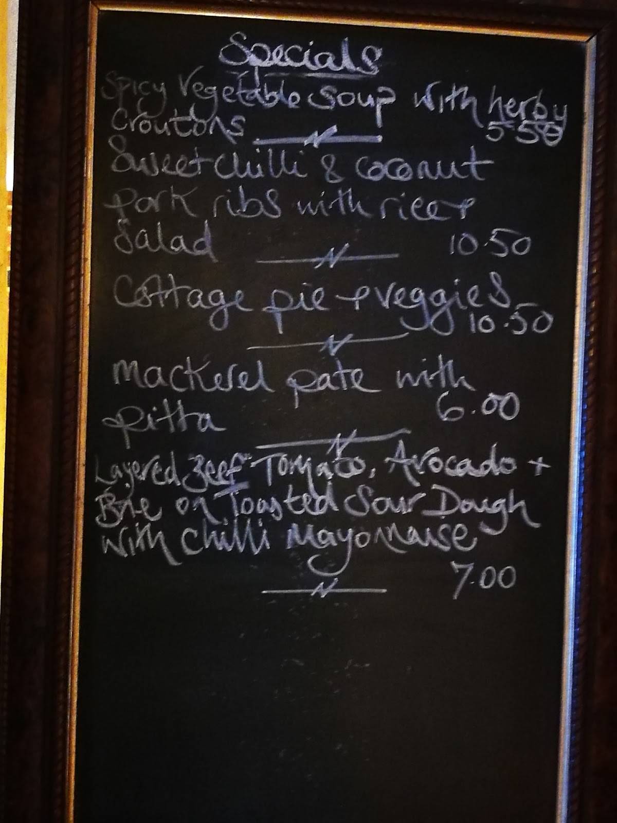 Menu at The Bat & Ball Freehouse pub & bar, Farnham