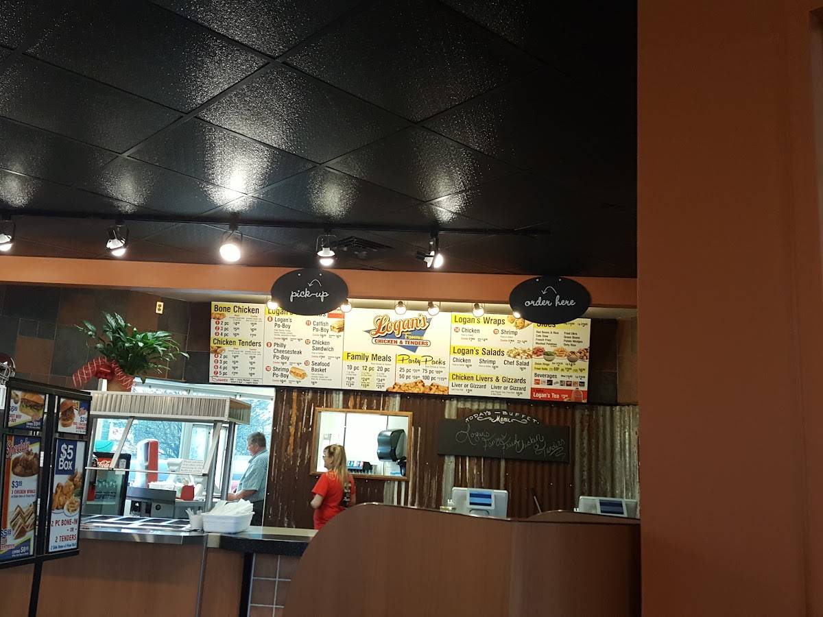 Menu at Logan's Famous Chicken and Tenders restaurant, Picayune