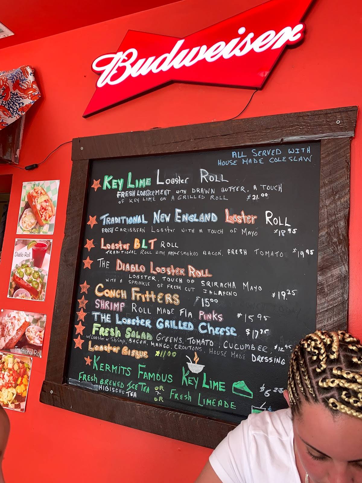 Menu at Lobster Shack Key West restaurant, Key West, 507 South St