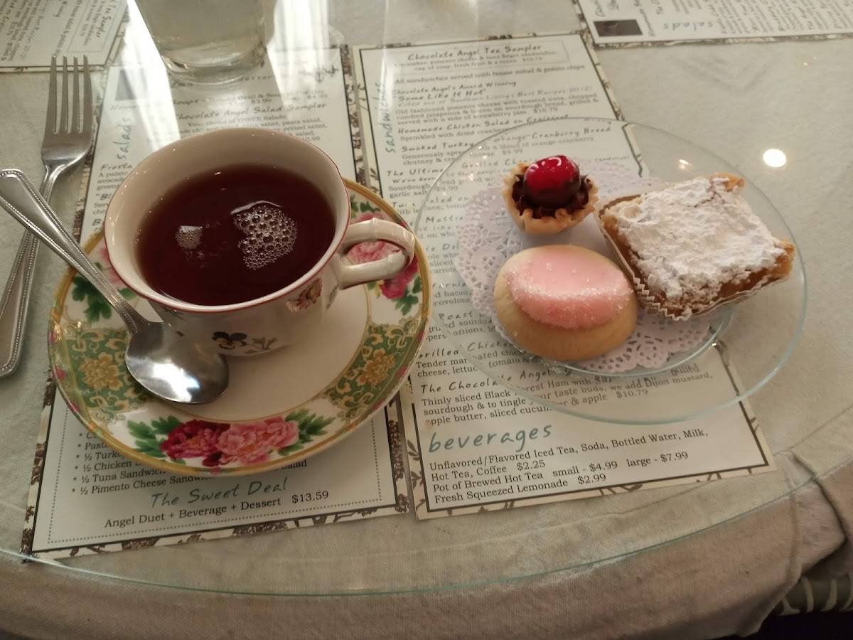 Menu at Chocolate Angel Cafe & Tea Room, Richardson