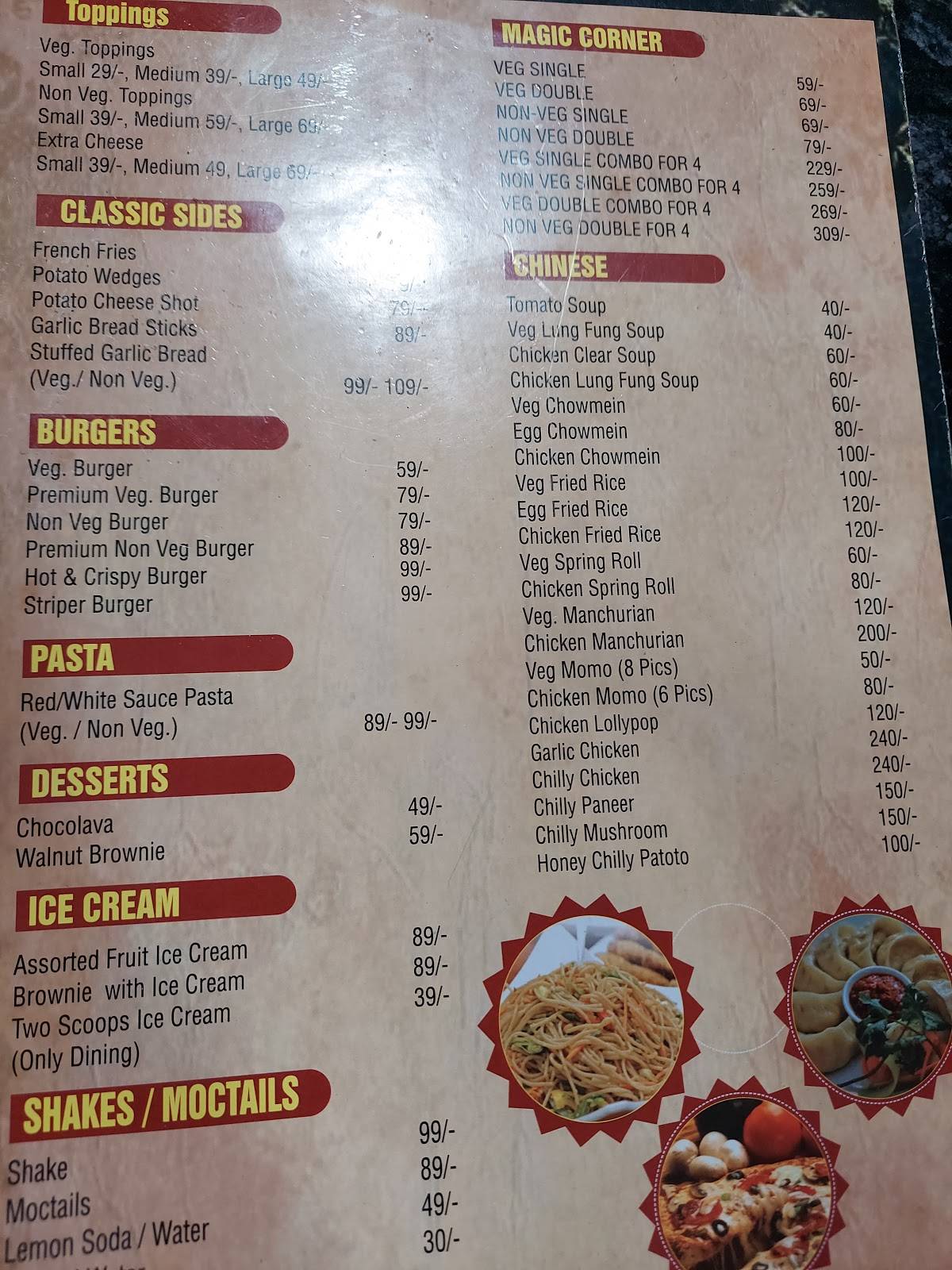 Menu At Slice Of Pizza, Dehradun, Bangali Kothi Chowk