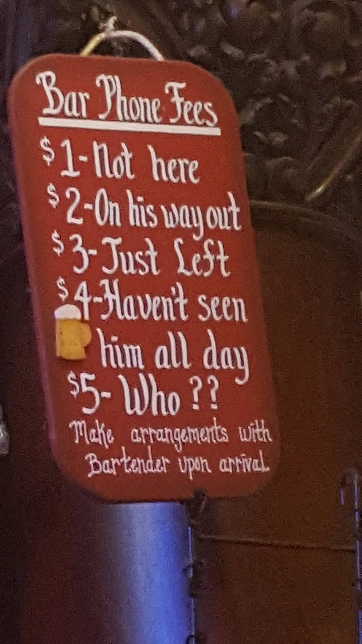 Menu at Stooges Sports Bar, Beaver Dam