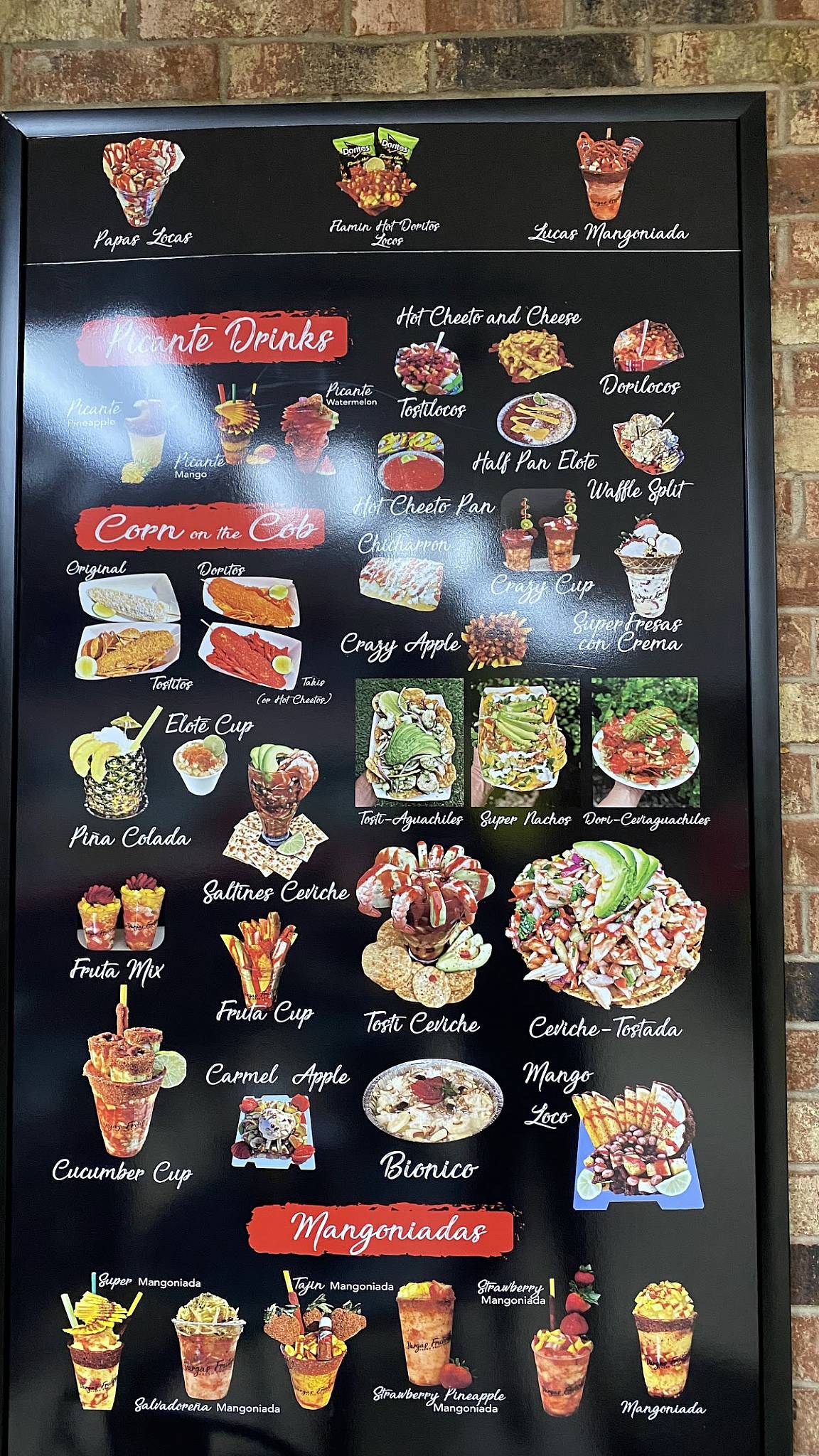 Menu at Vargas Fruteria pub & bar, Fort Smith, N Greenwood Ave