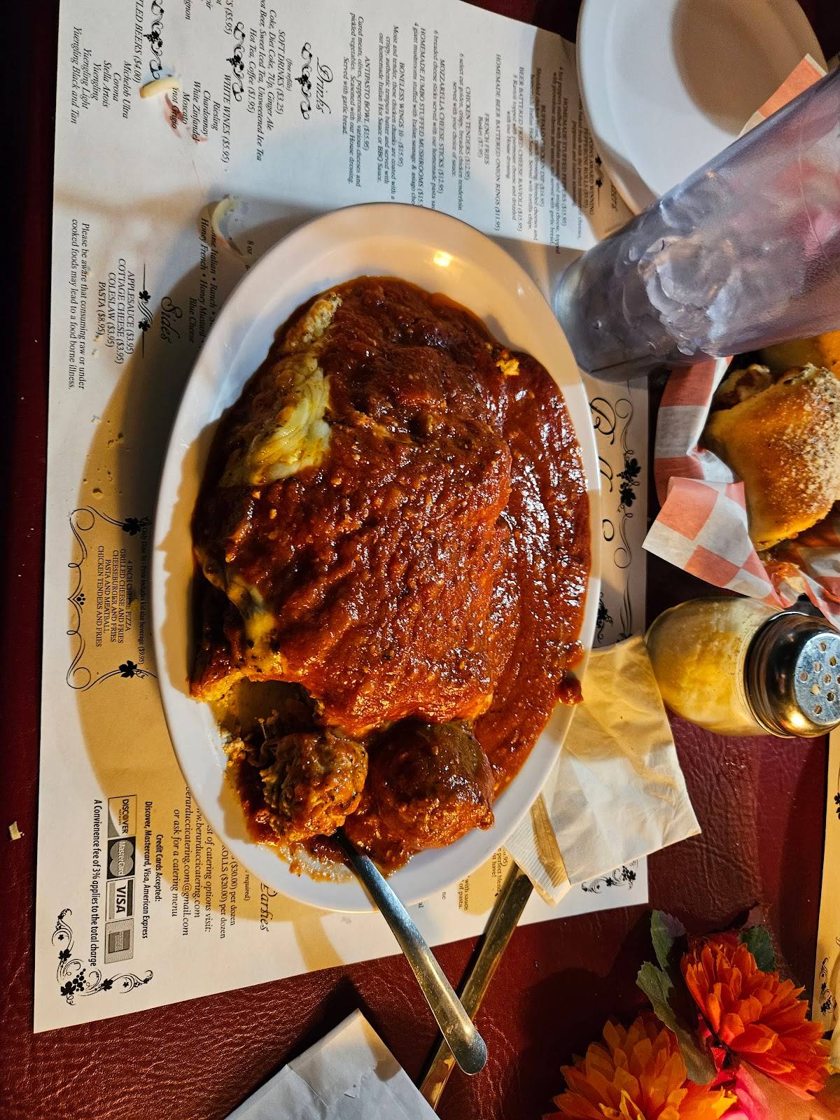 Menu at Bella Sera Pizzeria and Ristorante, Massillon