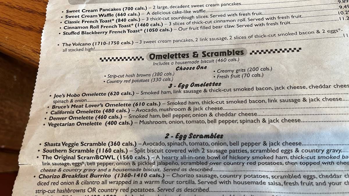 Menu at Black Bear Diner restaurant, Katy, Katy Fwy #900