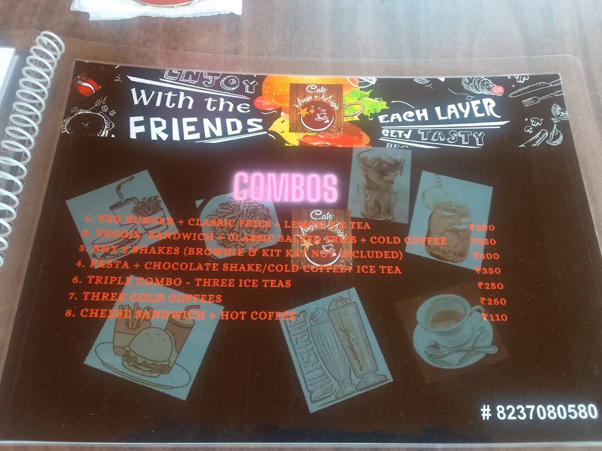 Menu at Café Mugs n Magic, Pune