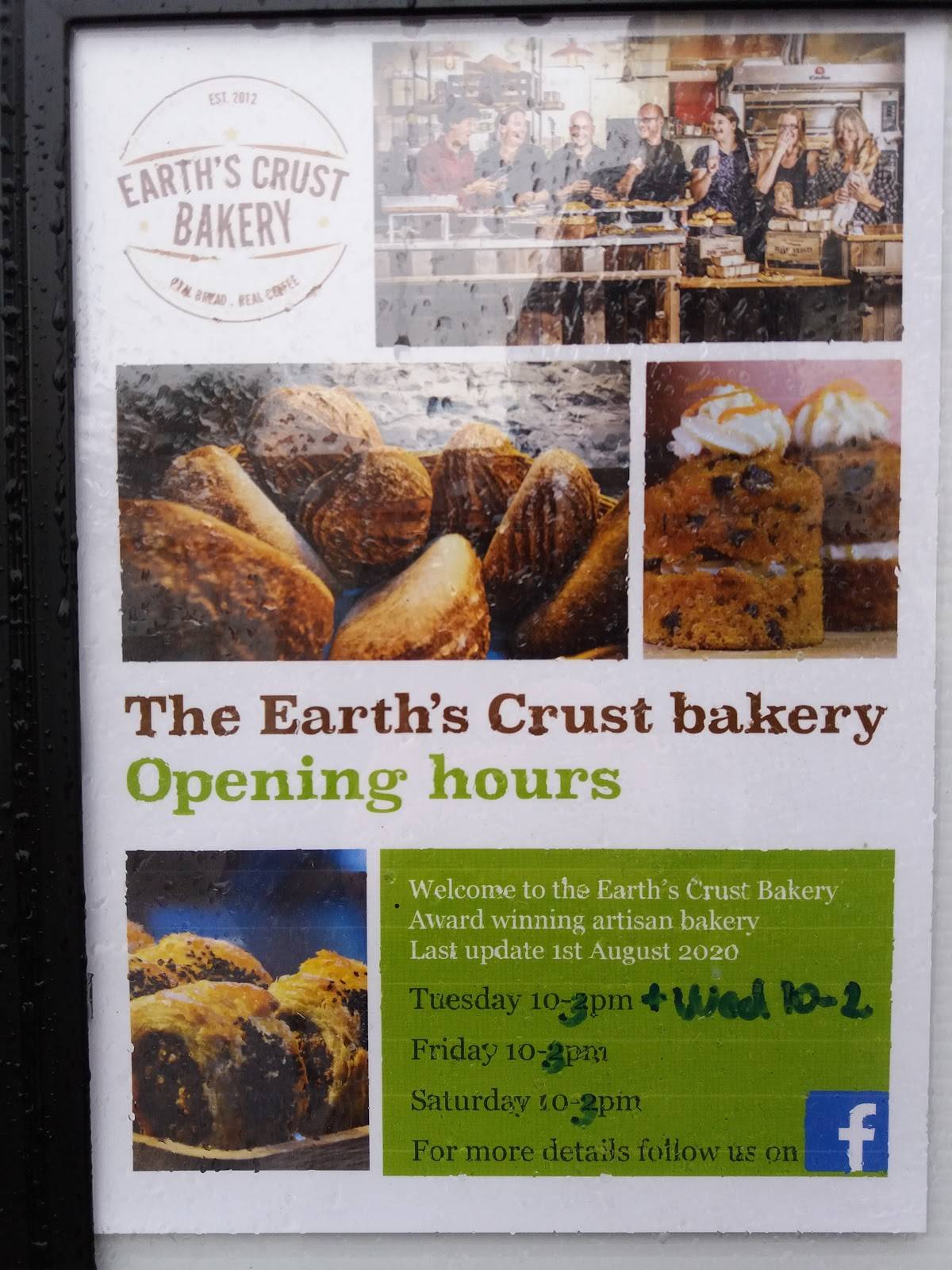 Menu at The Earth's Crust Bakery, Castle Douglas