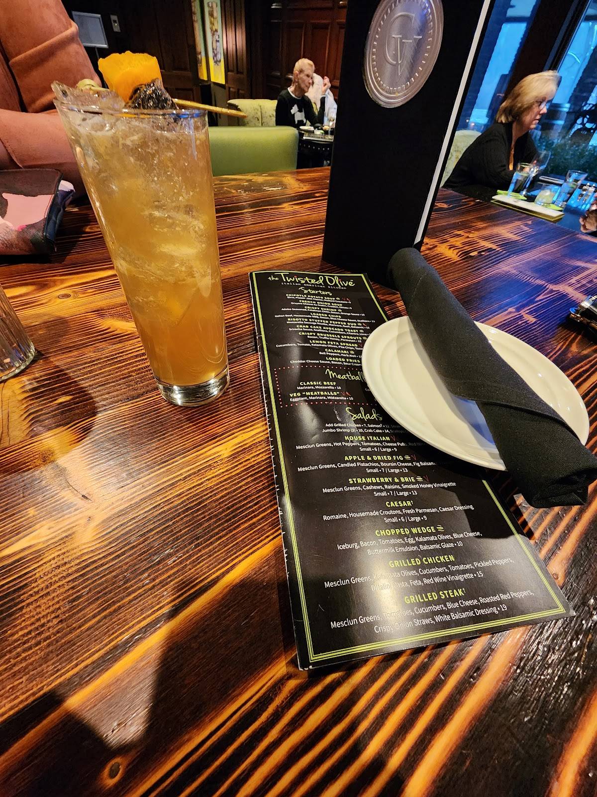 Menu at The Twisted Olive pub & bar, Green