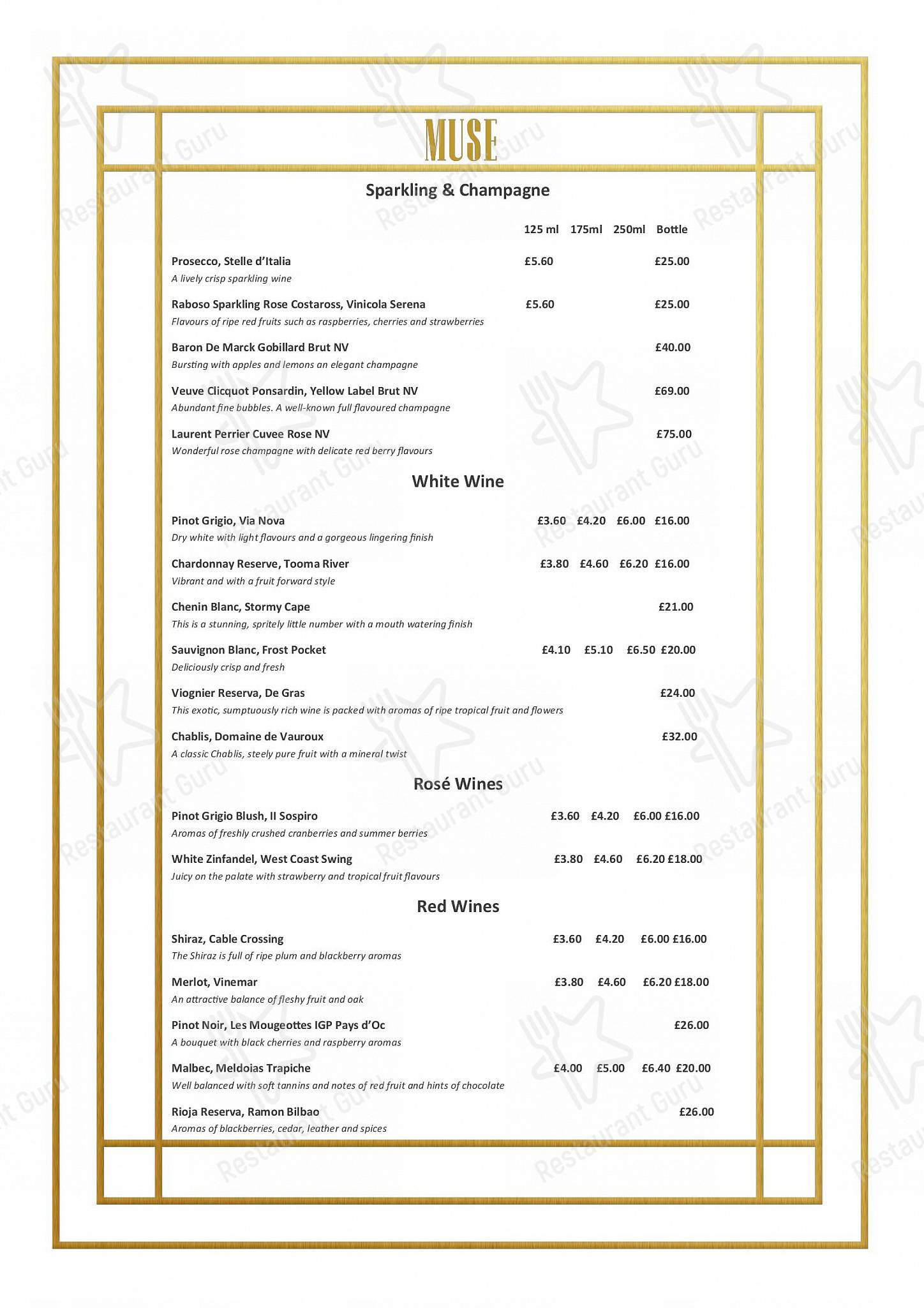 Menu at The Cliff Hotel pub & bar, Great Yarmouth