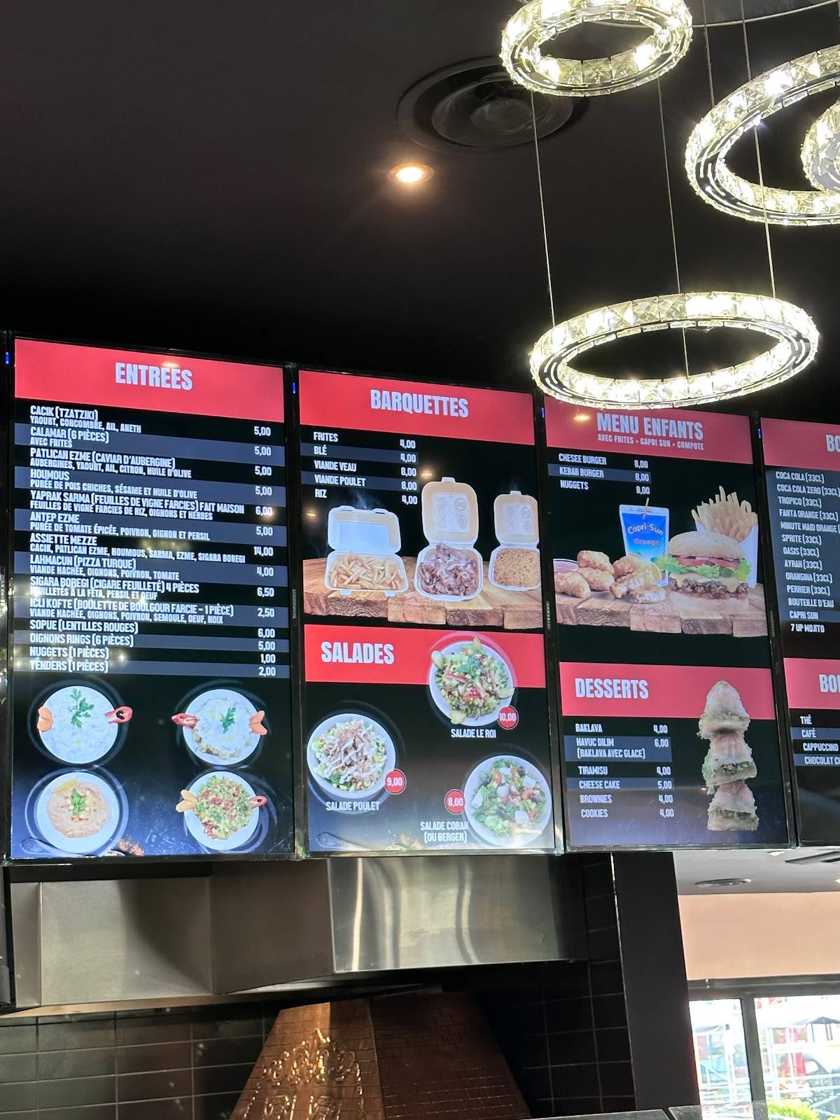 Menu au Le Roi Kebab restaurant Fleury Mérogis