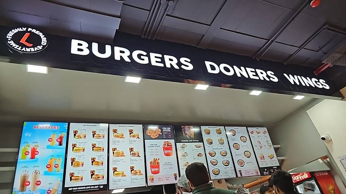 Menu at Leon's Burgers & Wings Hitech City, Hyderabad