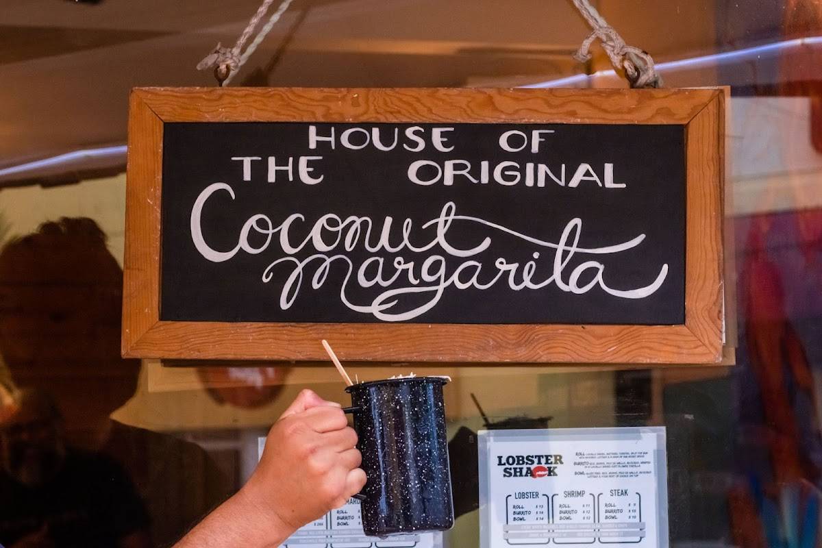Menu at Lobster Shack restaurant, San Miguel de Cozumel