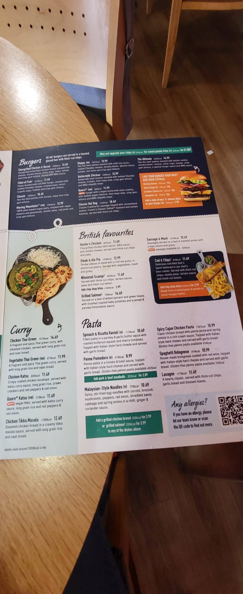 Menu At Mash And Barrel Fleetwood 2021