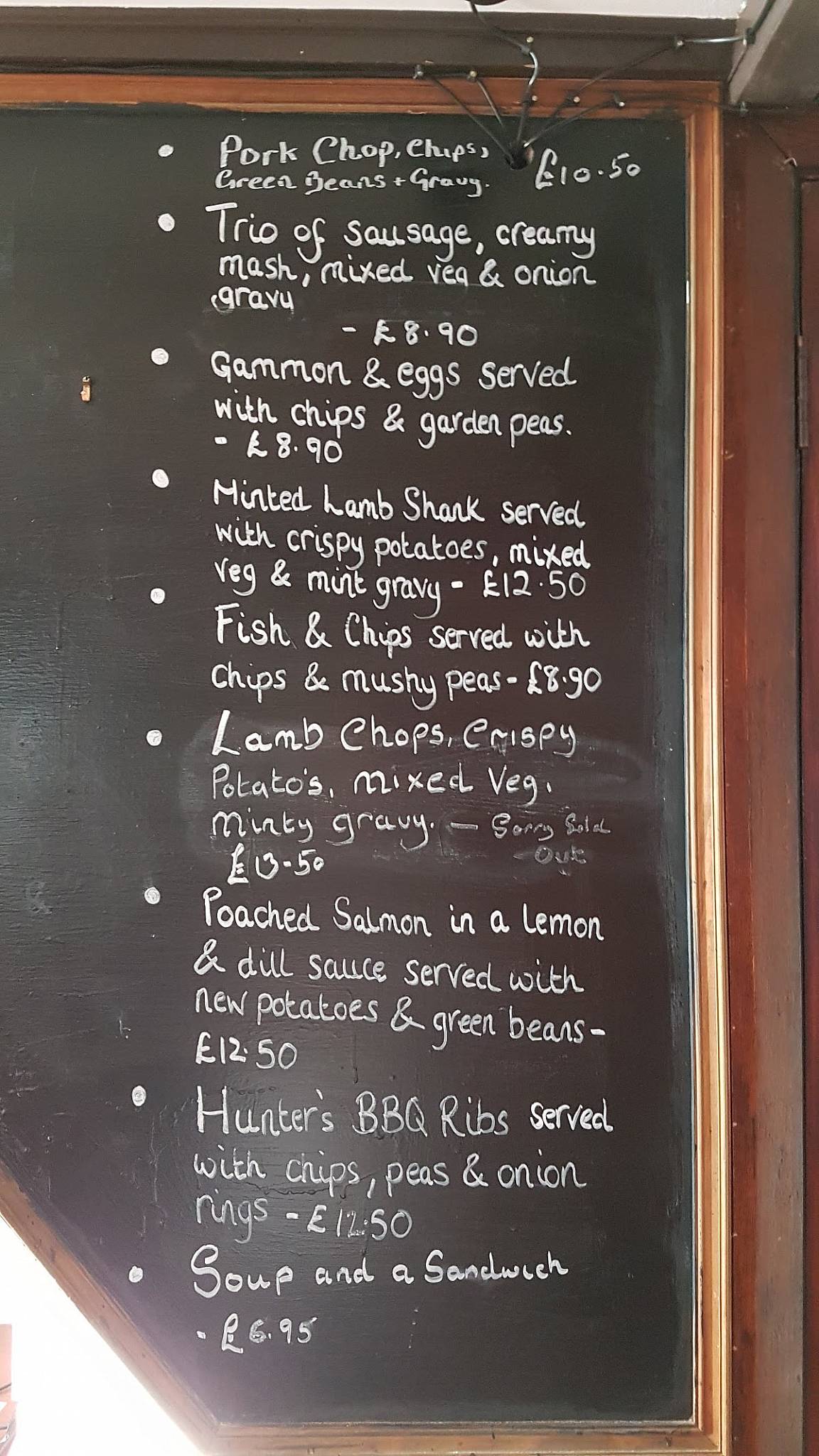 Menu at New Inn pub & bar, Foulridge, Skipton Old Rd
