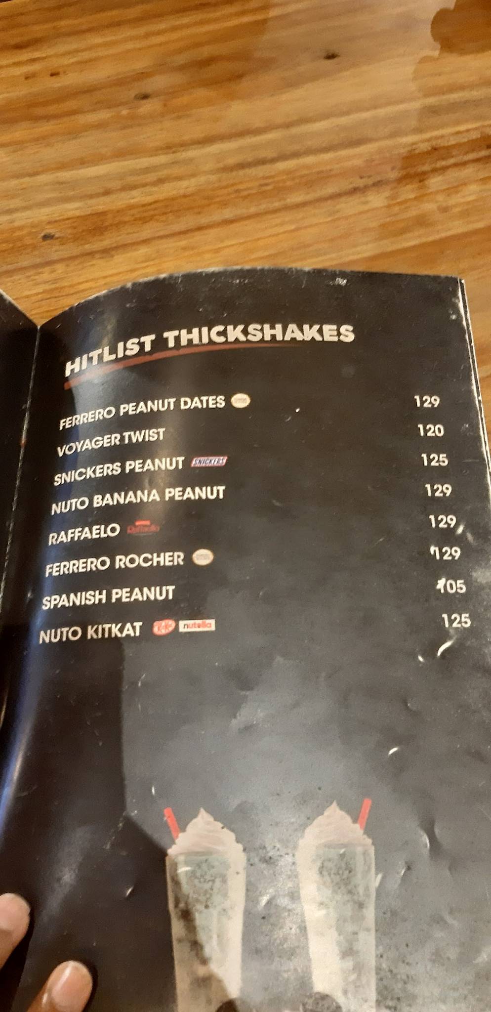 Menu at Olive street food cafe, Mangaluru