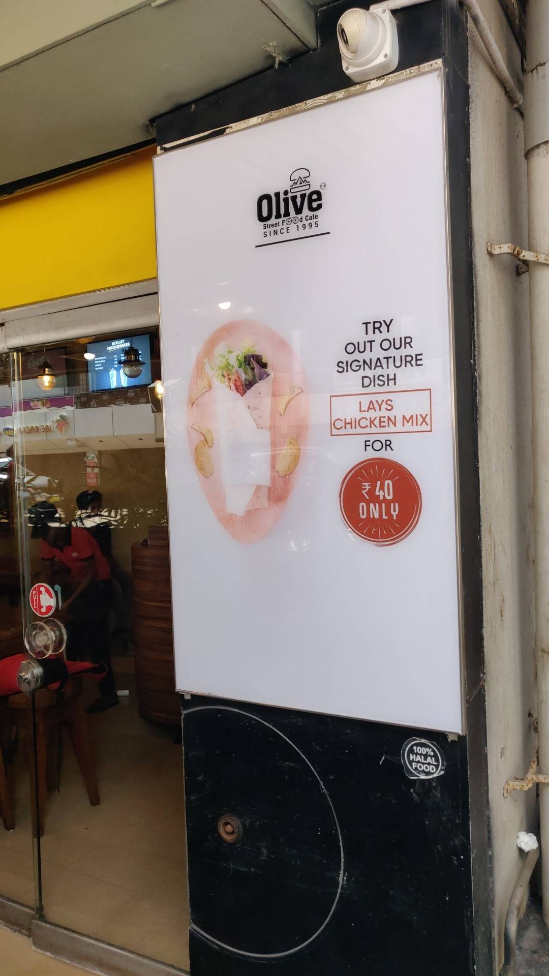 Menu at Olive street food cafe, Mangaluru