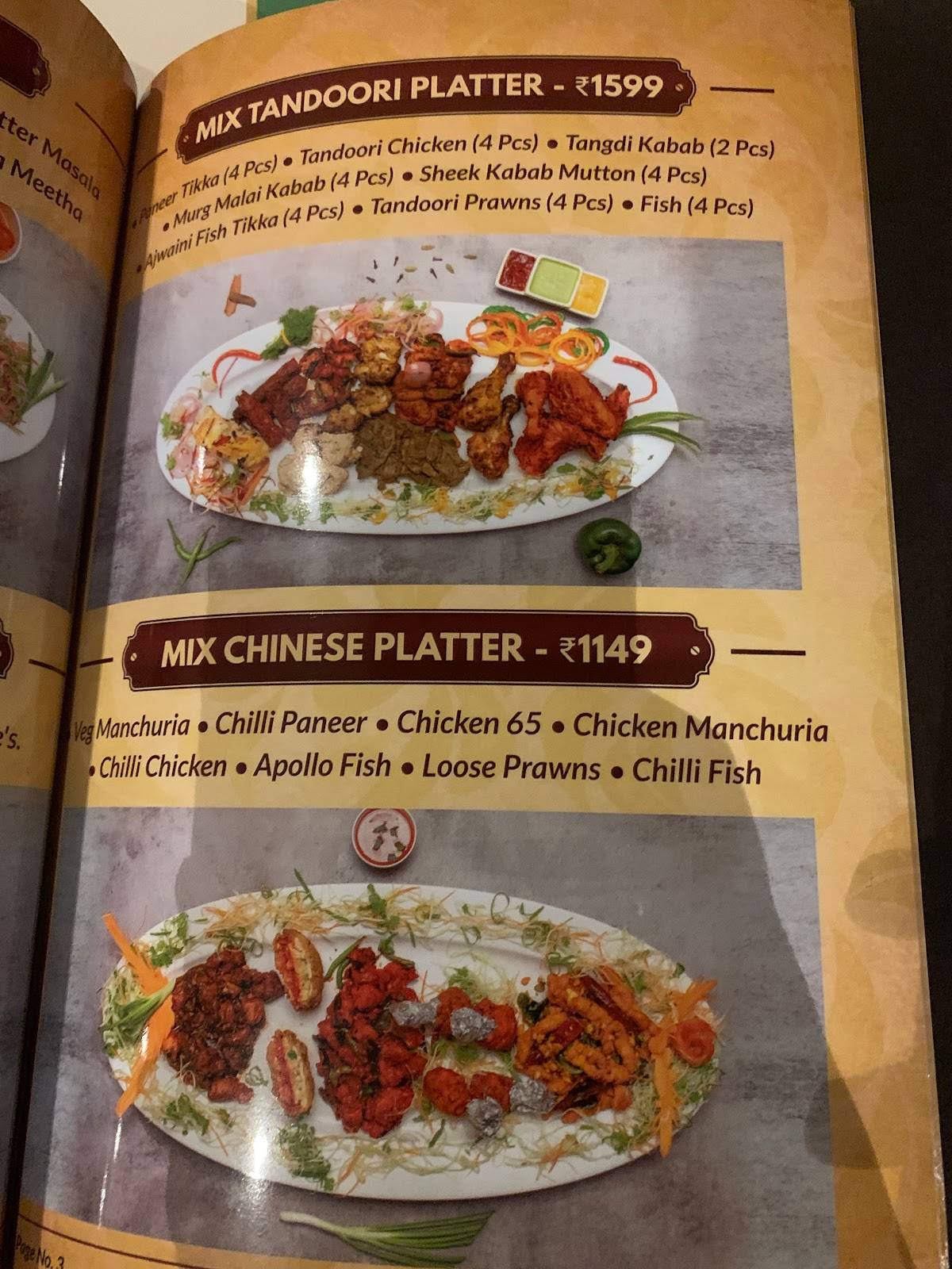 Menu at Pista House Bakery Restaurant Mandi Attapur, Hyderabad