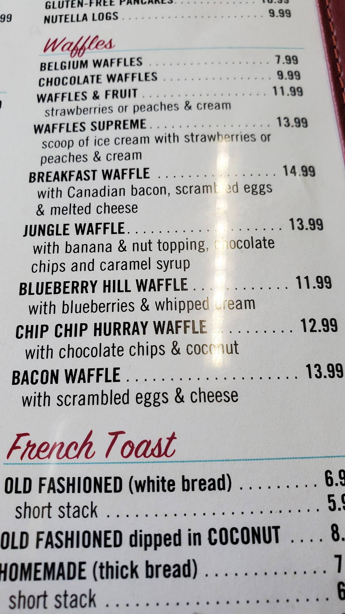 Menu at Post Road Diner restaurant, Norwalk, 312 Connecticut Ave