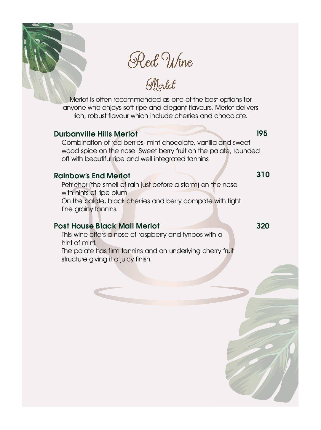 Menu at Copper Kettle Restaurant, Raithby