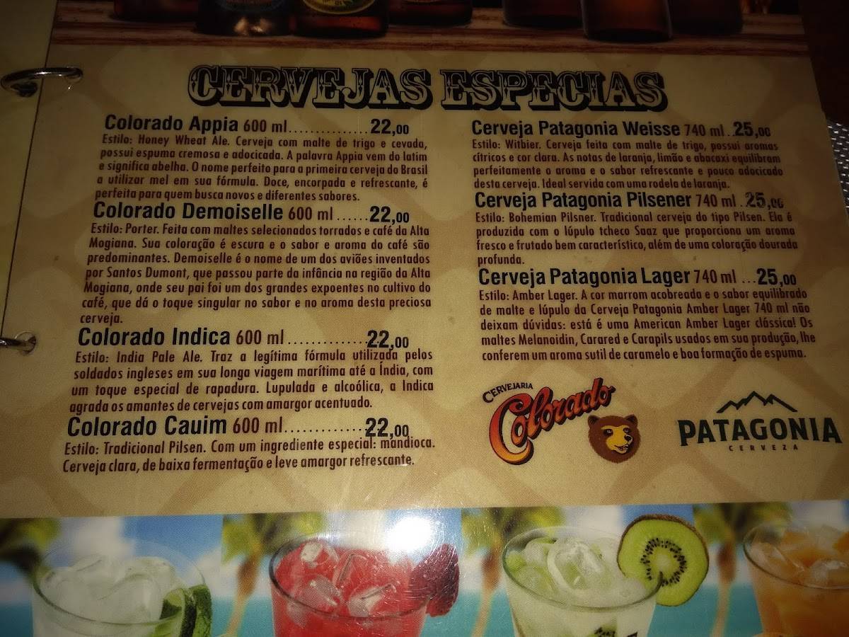 Menu em Bar do Beto, Porto Alegre, Av. Venâncio Aires