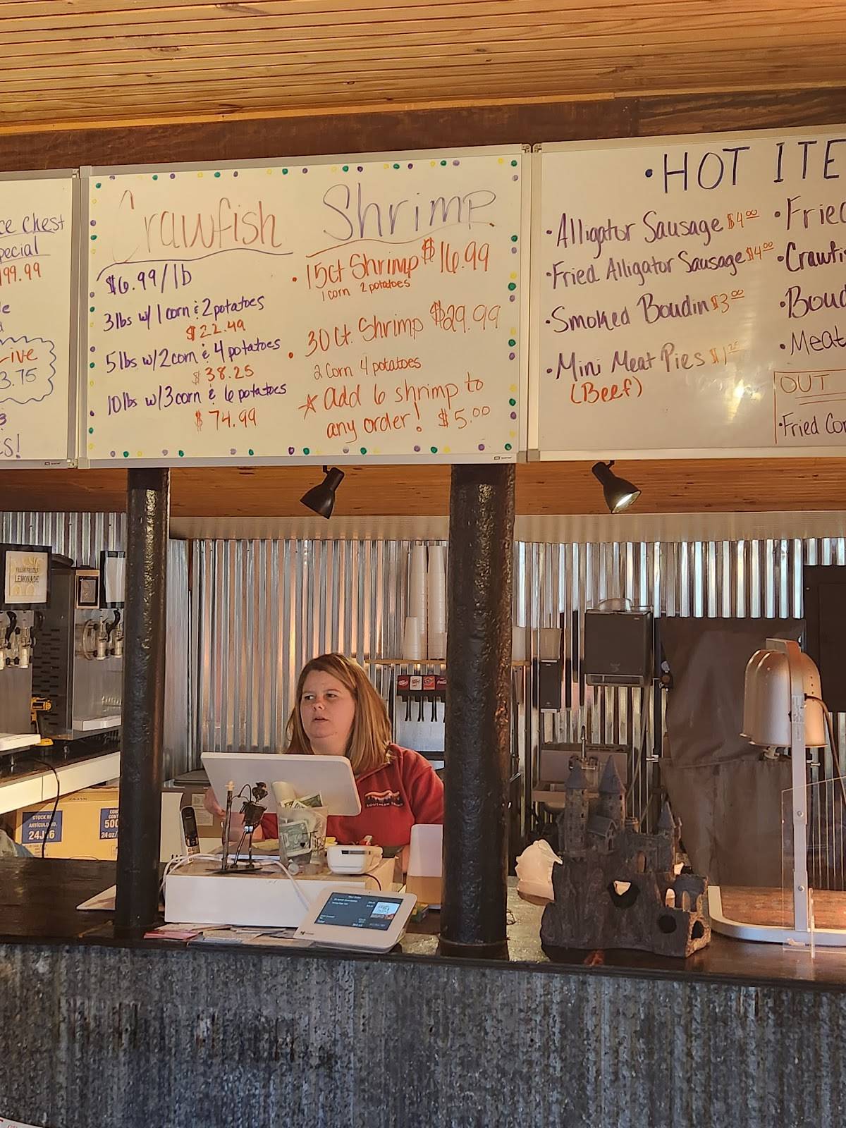 Menu at TJohnny's Seafood and Cajun Market restaurant, Coweta
