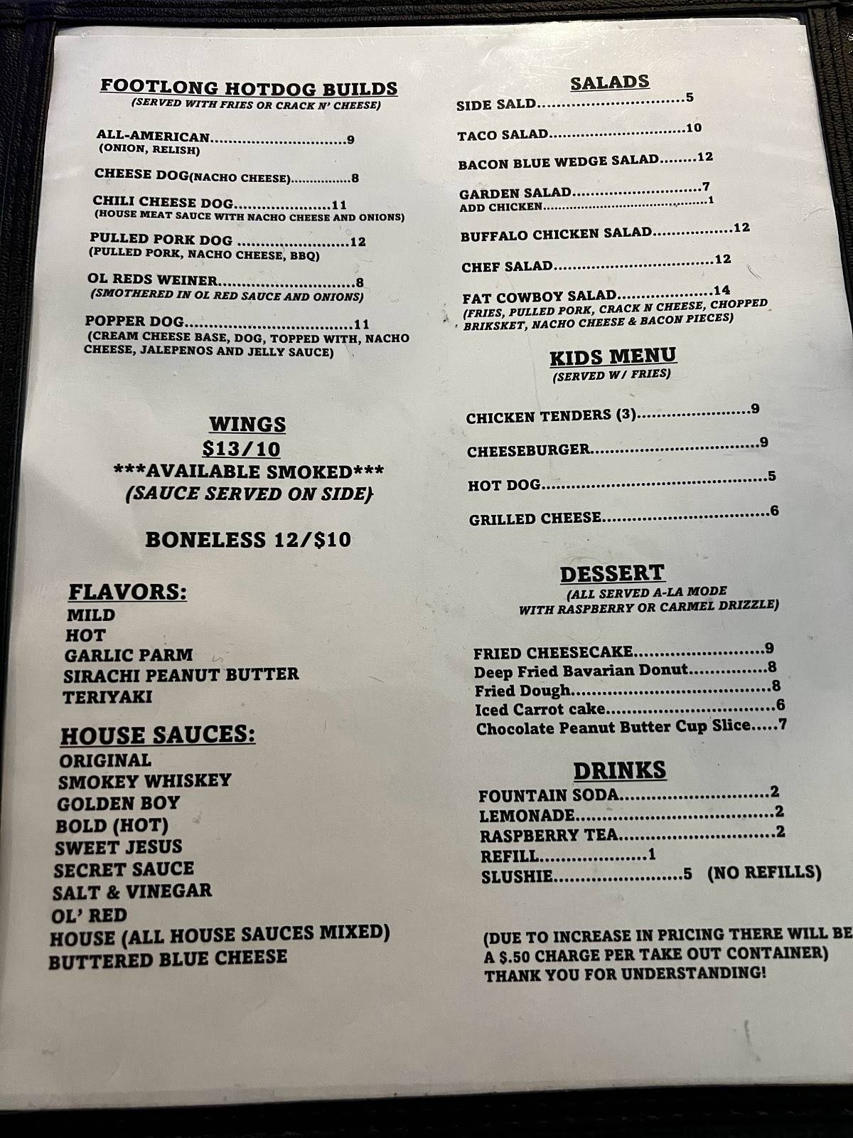 Menu At The Fat Cowboys BBQ Port Crane 69 NY 7B menu-at-the-fat-cowboys-bbq-port-crane-69-ny-7b