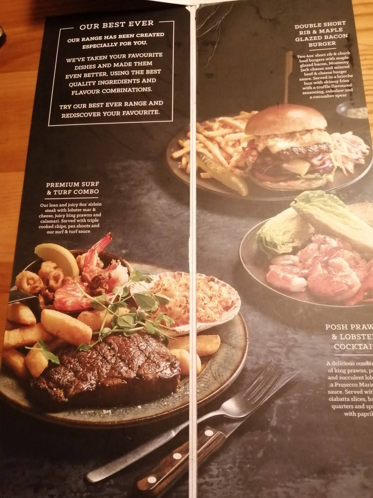 Menu at Rusty Cutter Beefeater pub & bar, Havant