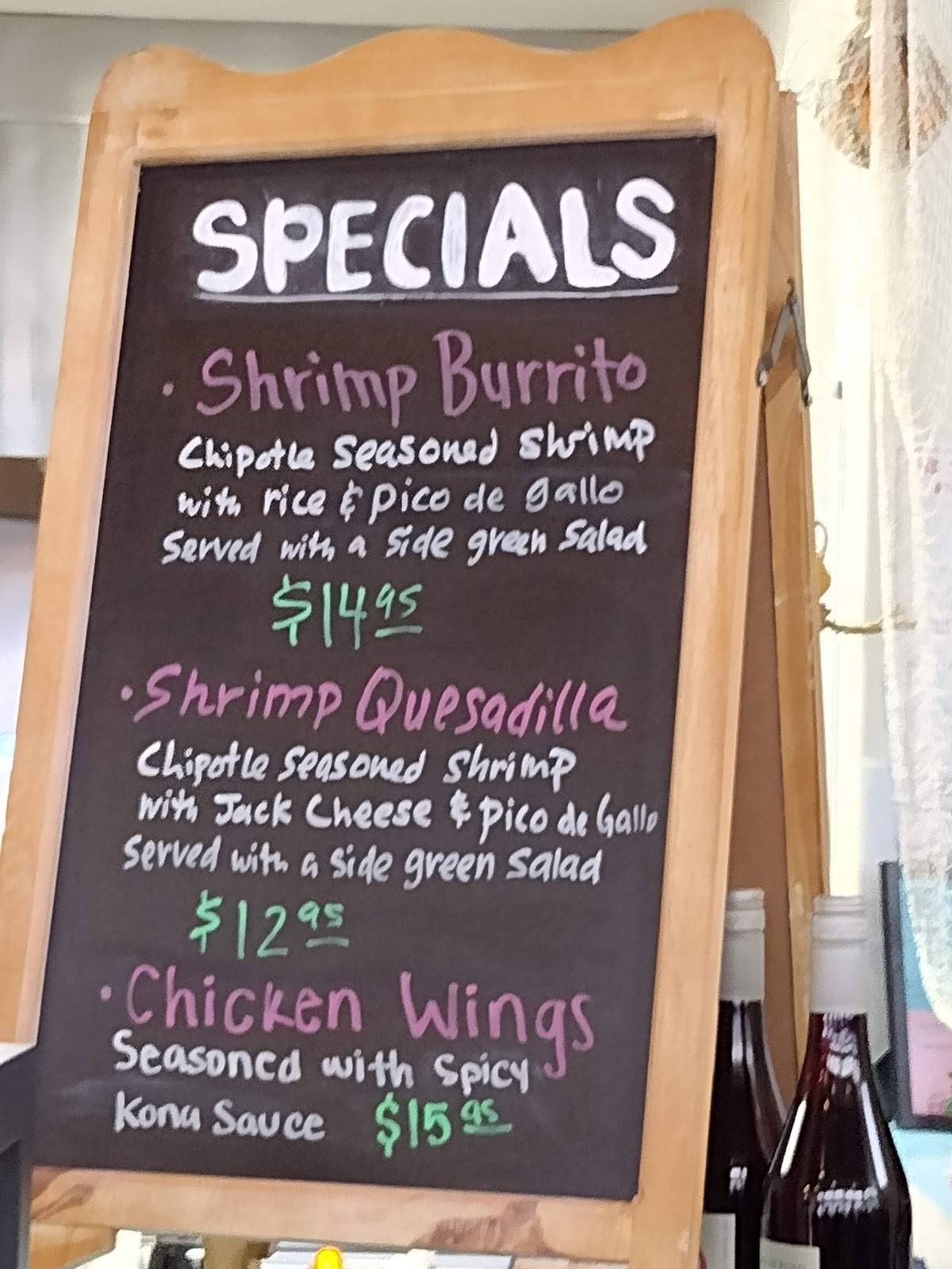 Menu at Sea Harvest Moss Landing restaurant, Moss Landing