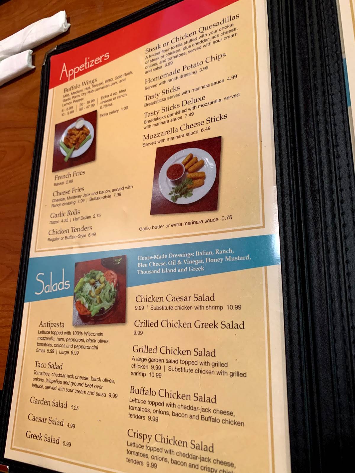 Menu at Sicily's Pizza, Pasta & Subs pizzeria, Blairsville