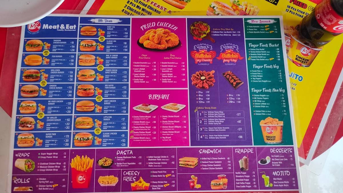 Menu at Meat and Eat, Theni, ward no15Boothipuram Road
