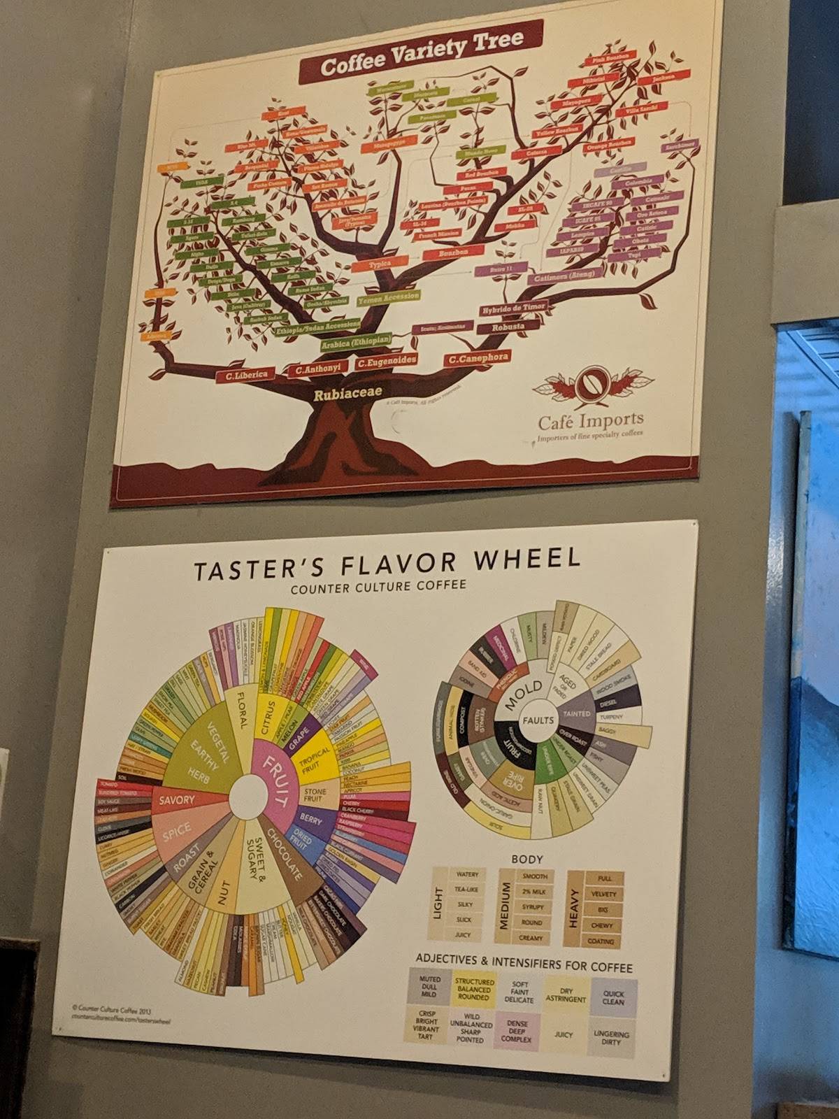 Menu at Black Oak Coffee Roasters cafe, Ukiah